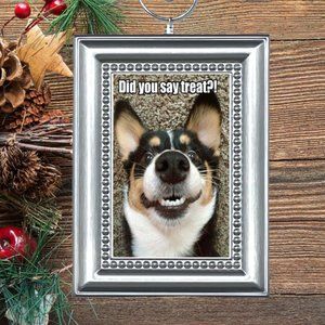 Puppy Dog Funny Christmas Tree‎ Ornament
